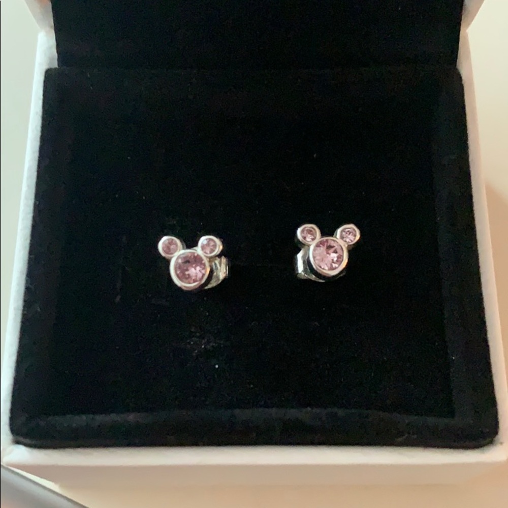 Disney Mickey June Birthstone Earrings
